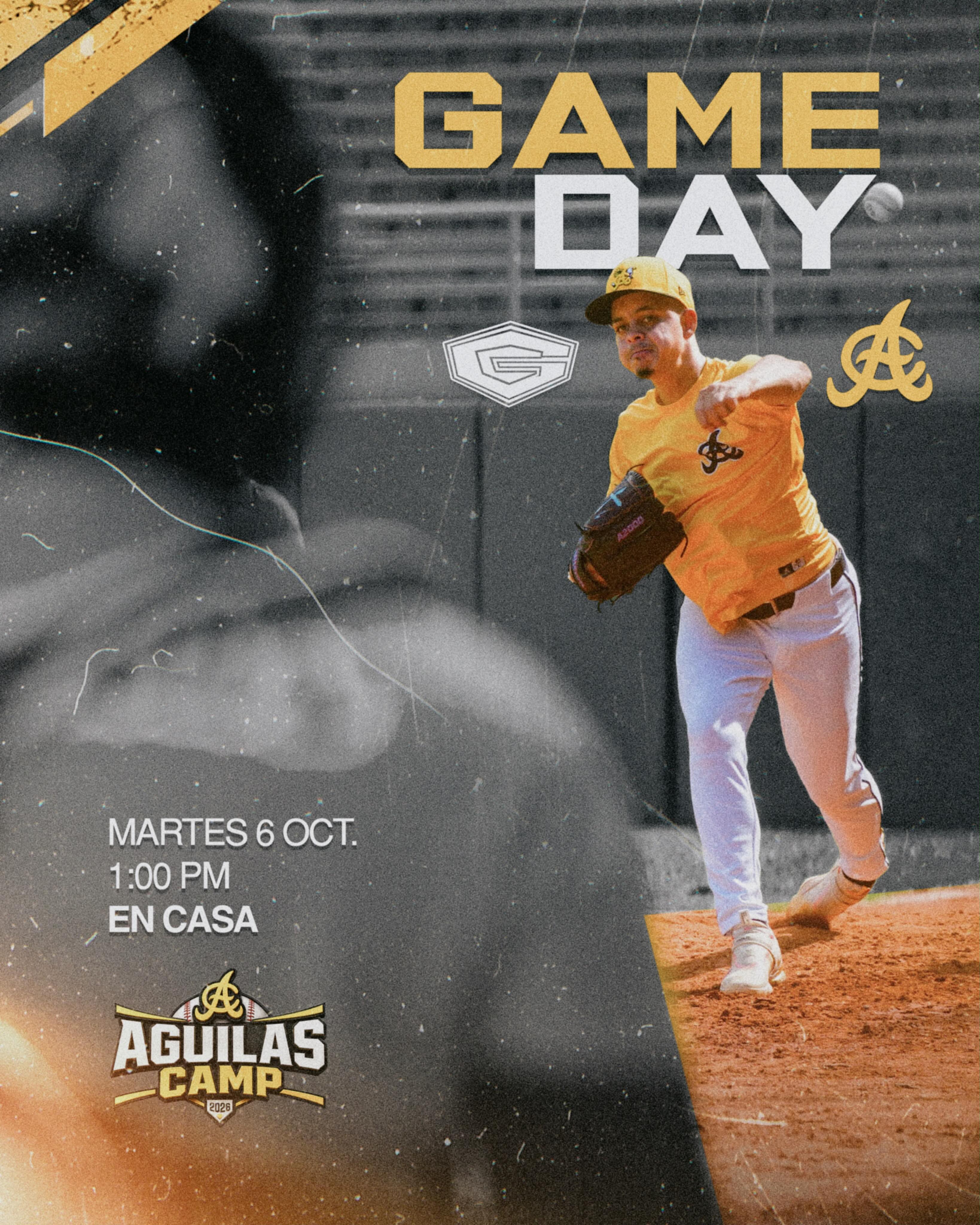 ¡PRETEMPORADA EN CASA! 

Continúa hoy nuestro #ÁguilasCamp y recibimos desde las 1:00pm a los Granjeros de Moca. 

Vamos en vivo por YouTube. El link en nuestras historias.