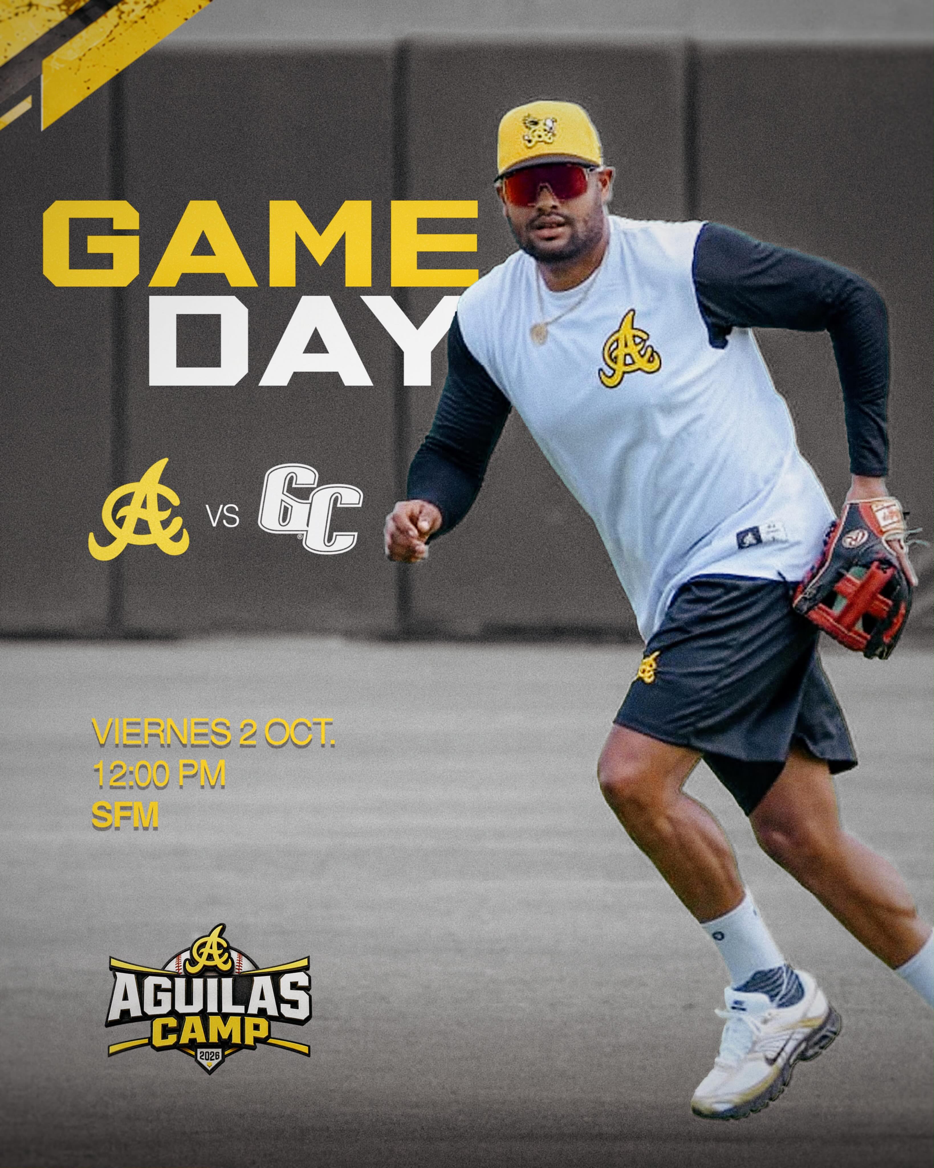 ¡PRETEMPORADA AGUILUCHA! 

Hoy estamos de visita por San Francisco de Macorís para enfrentar a los @gigantescibao desde las 12:00P.M. 

#ÁguilasCamp
