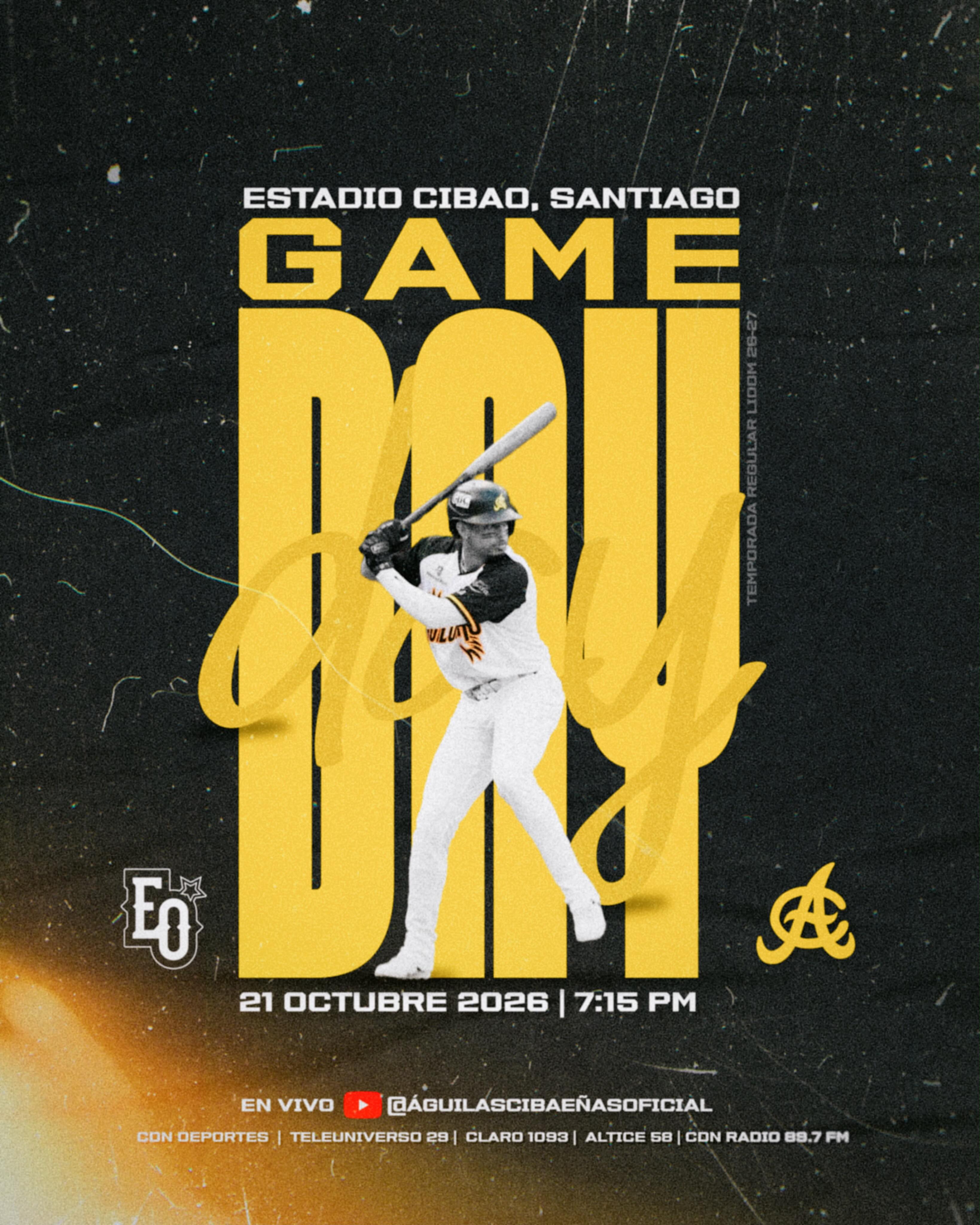 ¡DE REGRESO A CASA! 

Esta noche recibimos a las Estrellas Orientales desde las 7:15pm en el Estadio Cibao. 

Vamos en vivo por YouTube.