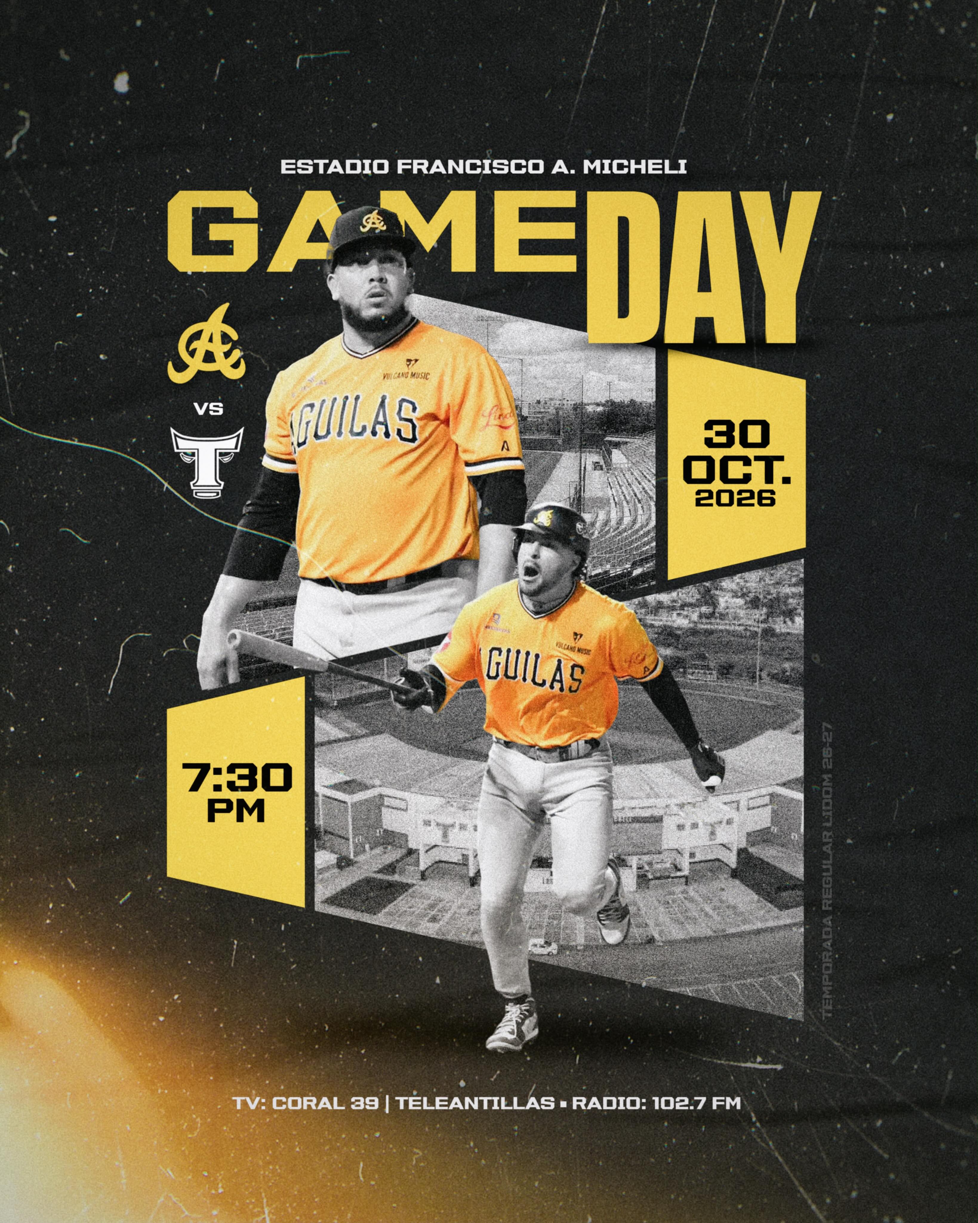 ¡SEGUIMOS EN EL ESTE! 

Esta noche enfrentamos a los Toros en el Francisco A. Micheli de La Romana. 7:30pm