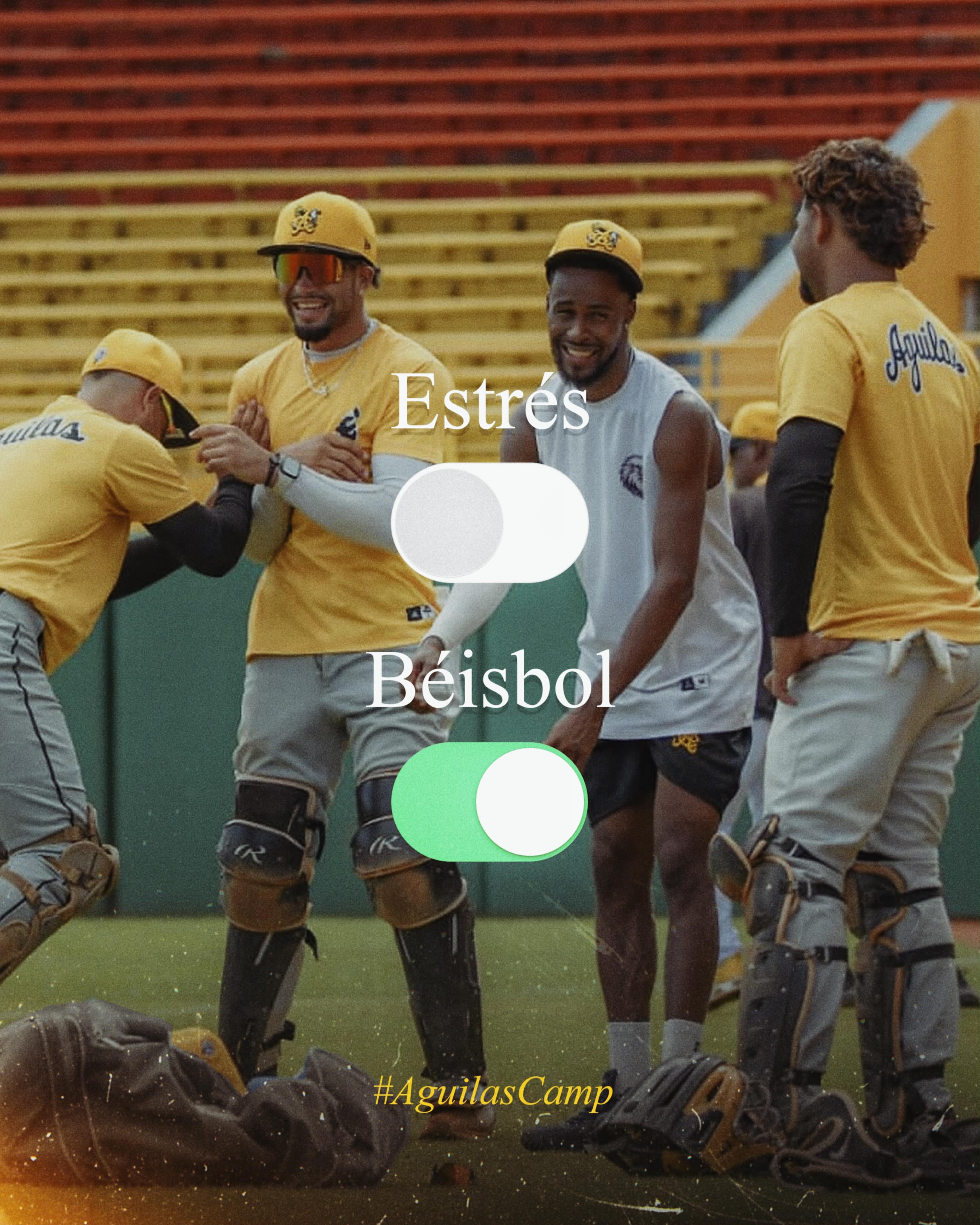 Apaga el estrés. Enciende el béisbol. ⚾

En 13 días se cantará !PlayBall!