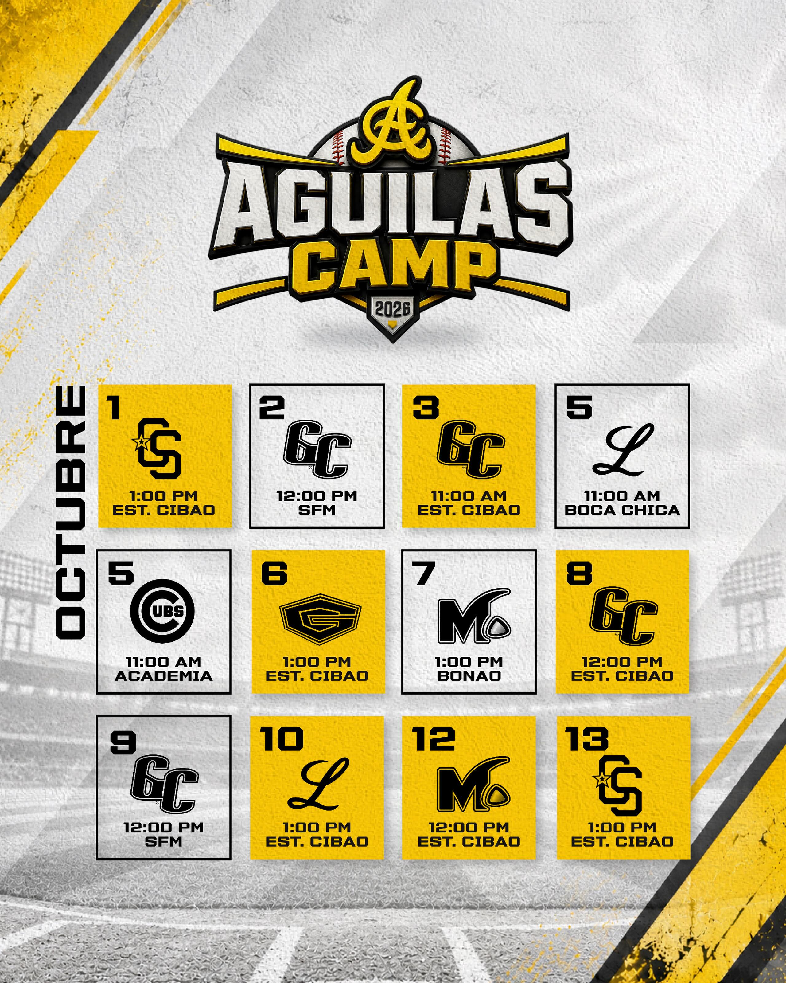 ⚾️¡PRETEMPORADA AGUILUCHA! 🦅

Tendremos un total de 12 juegos de pretemporada, iniciando el primero de octubre.